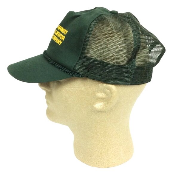 Vintage Farmers Elevator Company Oakville Mesh Trucker Hat Snapback Green OS - Picture 4 of 6
